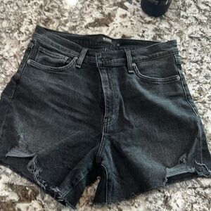 Black Hudson distressed Jean shorts